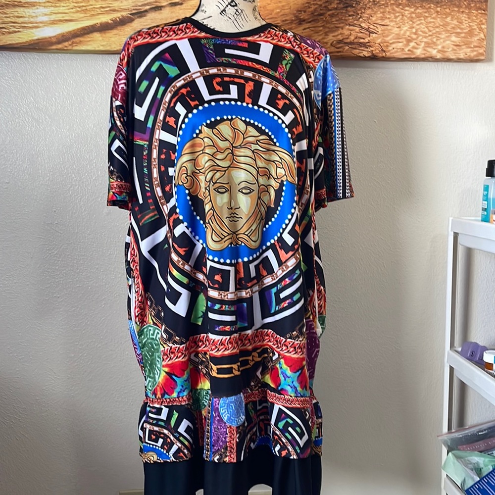 Preowned mid logo dress